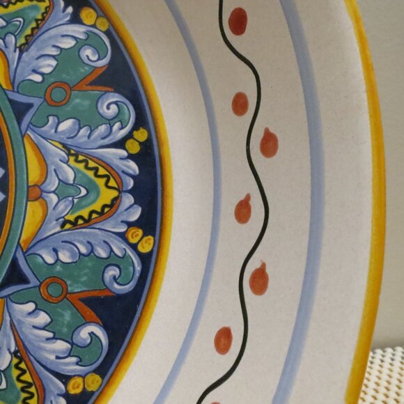 Ceramica Nova Deruta 14" Pasta Serving Bowl Hand-Painted Italy - Picture 4 of 13